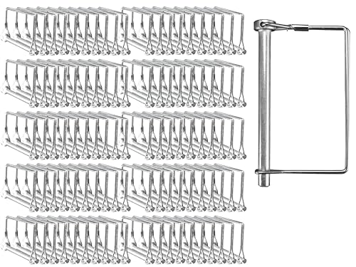 Neliö PTO-akselin katoksen vetokoukun lukituspinni, 5/16″ x 4″ tuumaa, 1-pakkaus – Korkeahiilinen teräs, ruosteenkestävä – Ihanteellinen maatalouteen, puutarhanhoitoon, perävaunukytkimiin  |   Nastat Kiinnittimet Nastat