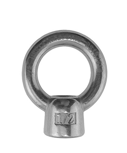 Ruostumaton teräs 316 nostosilmukka 1/2″ UNC meriluokan kierre 13 mm  |   Pultit Kiinnittimet Pultit