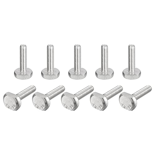 T-Slot Pultit, 20 kpl M6X25Mm T-Slot Drop-In Pultit Liukupultit 304 Ruostumaton Teräs T-muotoiset Ruuvit T-Radalle  |   Pultit Kiinnittimet Pultit